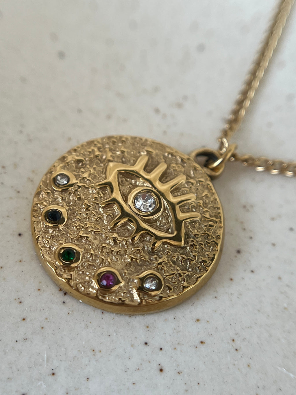 Prism Evil Eye Necklace